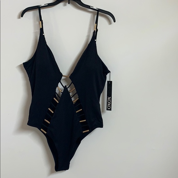 XOXO Other - BUNDLE 2 ITEMS FOR $10 Gold Bars Ladder Cut-Out One Piece
